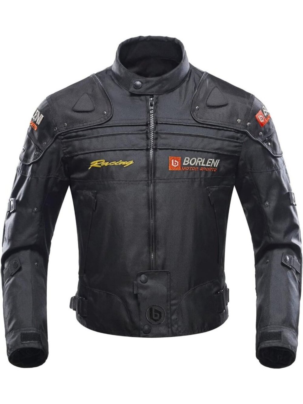 Men's CE Certified Motorcycle Jacket with Armor, Stylish Biker Riding Gear